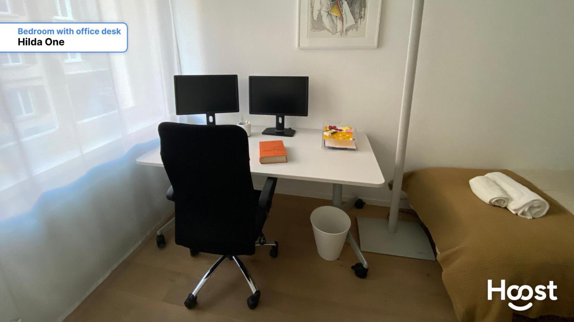 H1 With 4,5 Room, Bathroom, Kitchen, Central, Quiet & Modern With Office Zurich Exterior photo